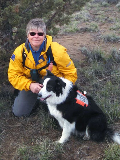 Carol Sanner, K-9 Search and Rescue Team Coordinator