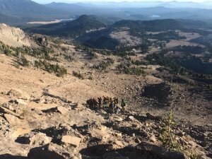 Fallen Hiker rescued on South Sister