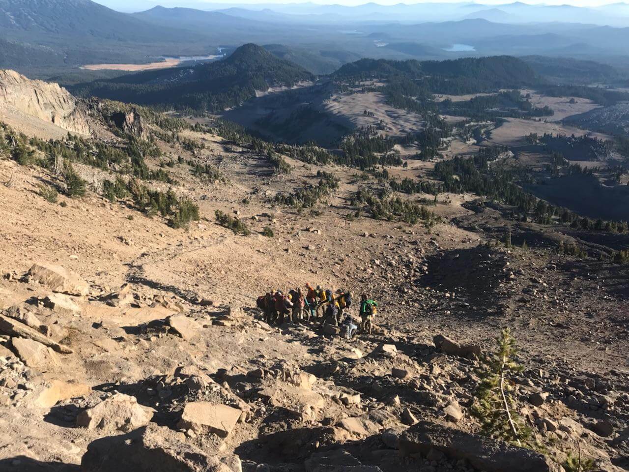 Fallen Hiker rescued on South Sister