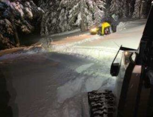 STUCK SNOWMOBILE RIDERS RESCUED NEAR KWOLH BUTTE