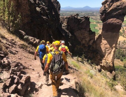INJURED HIKER AT SMITH ROCK STATE PARK ASSISTED