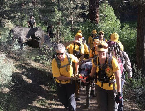 HIKER ASSISTED ON TUMALO STATE PARK TRAIL