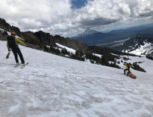 MAN RESCUED OFF OF THE SOUTH SISTER CLIMBING TRAIL