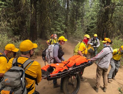 DESCHUTES COUNTY SHERIFF’S OFFICE SEARCH AND RESCUE ASSIST INJURED MOUNTAIN BIKER ON TIDDLYWINKS TRAIL WEST OF BEND