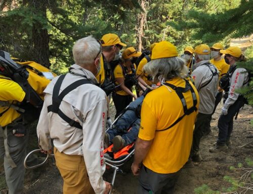 INJURED HORSE RIDER RESCUED FROM QUINN MEADOW