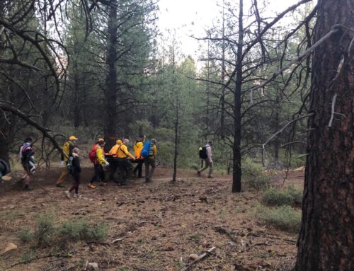 INJURED MOUNTAIN BIKER RESCUED FROM LOWER WHOOPS TRAIL