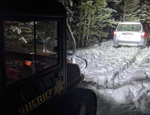 STUCK MOTORISTS RESCUED FROM NEAR TAGHUM BUTTE