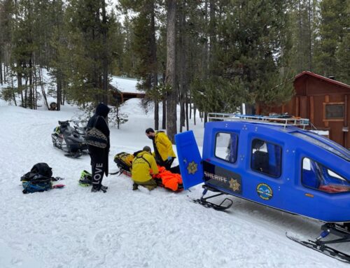 DESCHUTES COUNTY SHERIFF’S OFFICE SEARCH AND RESCUE ASSIST INJURED SLEDDER AT PAULINA LAKE LODGE