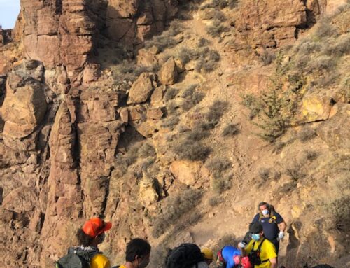 DESCHUTES COUNTY SEARCH AND RESCUE ASSISTS INJURED HIKER AT SMITH ROCK (PHOTO)