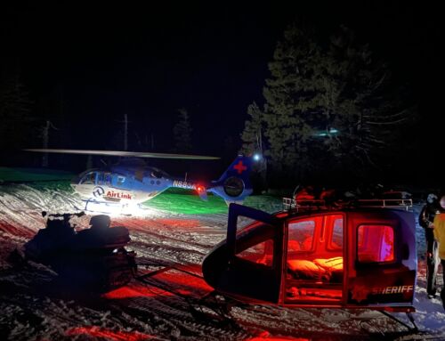 DESCHUTES COUNTY SHERIFF’S OFFICE SEARCH AND RESCUE ASSIST INJURED SNOW BIKER NEAR KWOHL BUTTE